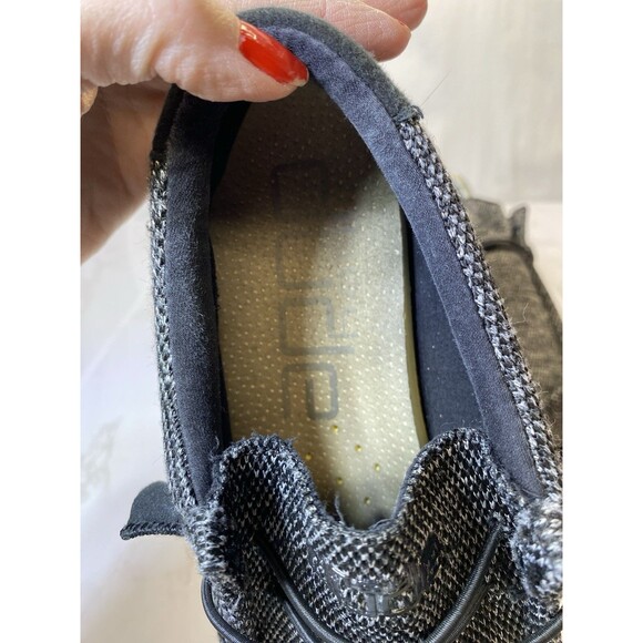 HEY DUDE WALLY WOVEN CARBON 110394300 SIZE 9 CASUAL SHOE MEN'S - Picture 7 of 7